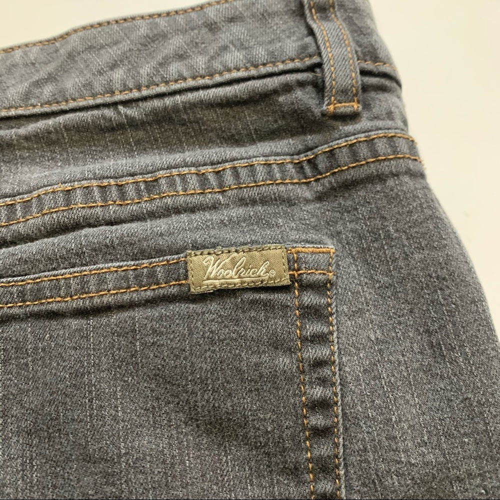 Woolrich Grey Wash Straight Leg Casual Denim Jeans Plus Size 16 Petite - Picture 6 of 6